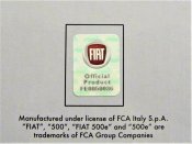 Fiat 500 Retro Blippskydd RFID för kort