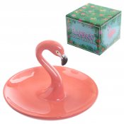 Flamingo Ringhållare och Smyckesfat