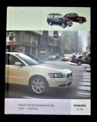 Volvo 1927 - 2003 2004 Historik historia årsbok volvo personvagnar statistik