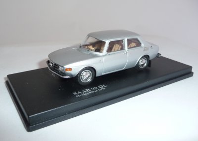SAAB 99 GL 1975 Sterling Silver, 1/43, Nordic Collection