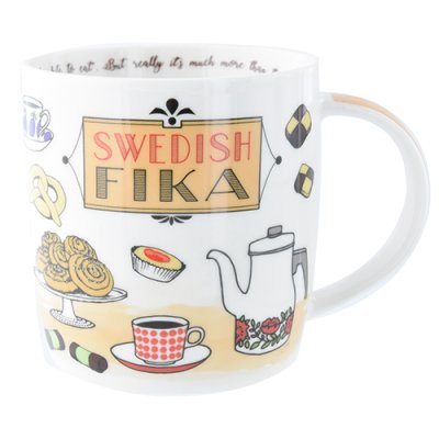 Swedish fika keramikmugg mugg 92048